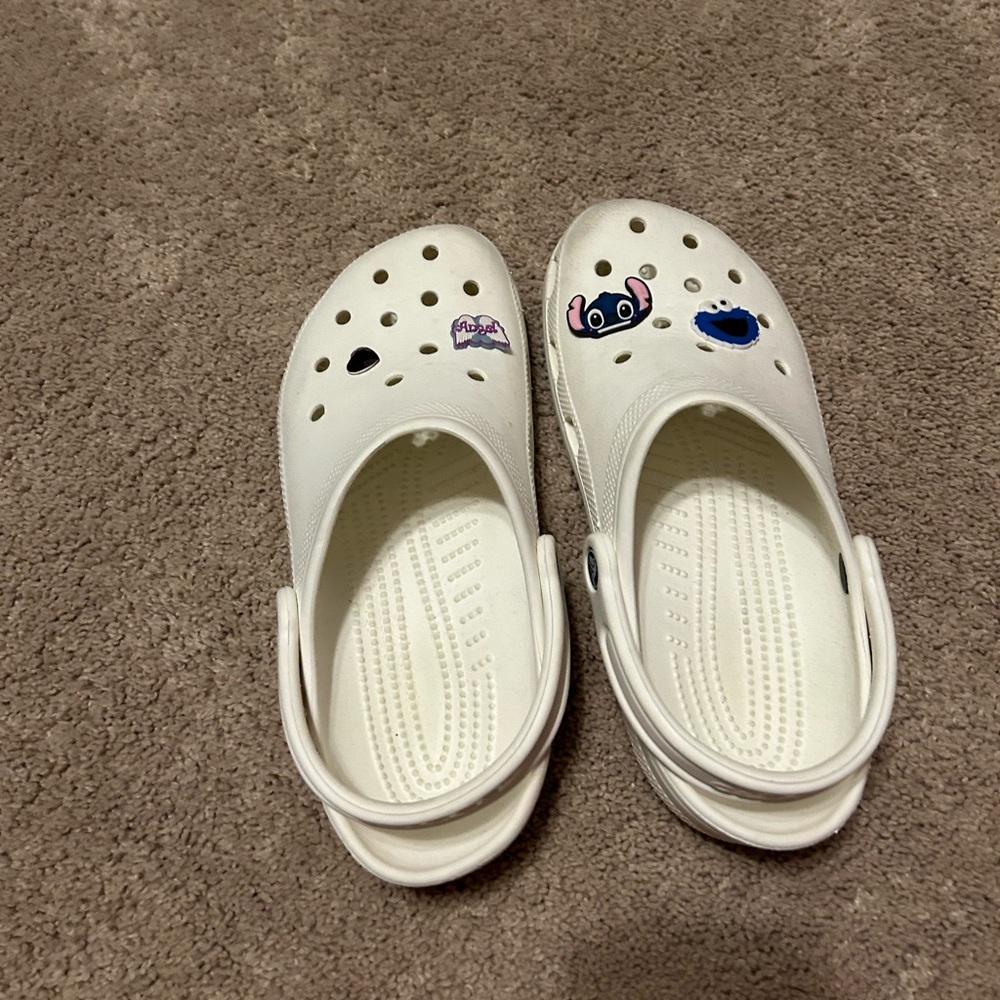 White crocs